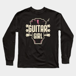 Guitar Girl Long Sleeve T-Shirt